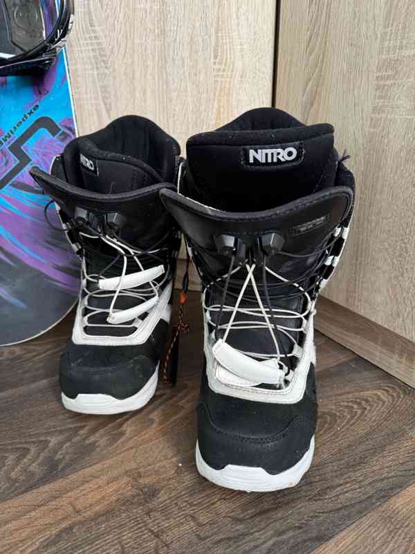 Snowboard komplet Lib Tech Skate Banana / Nitro boty vázání - foto 6