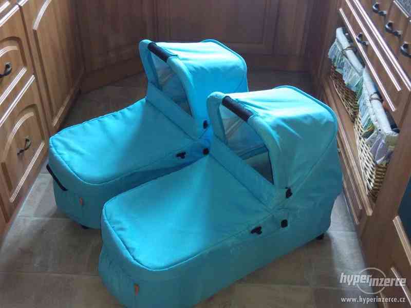 prodám dvě korbičky kočárku pro dvojčata EasyWalker Duo ( Ea - foto 2