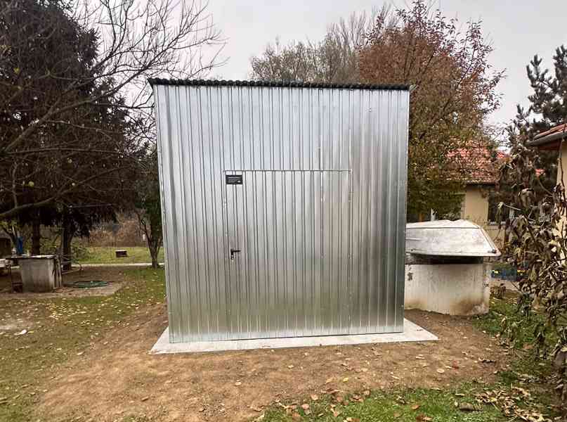 Zahradní domek 3x3m dveře pozink střecha spád dozadu TS1004 - foto 2