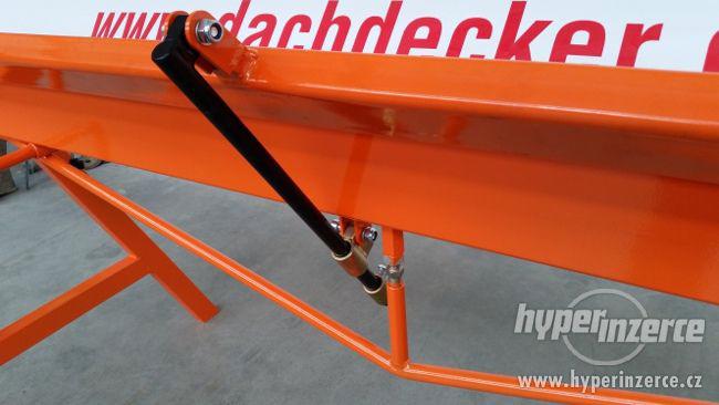 Ohýbačka plechu ZRF - L 2250 - 2750 mm DACHDECKER - foto 10