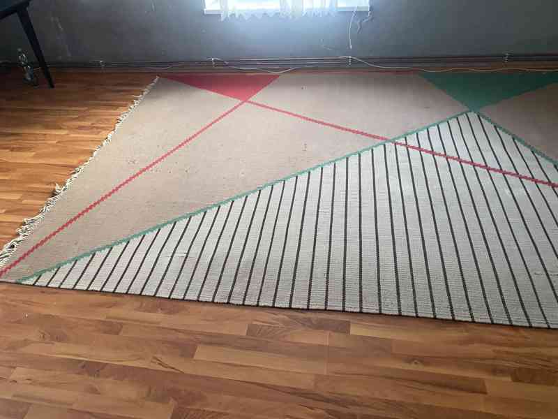Geometrický koberec Antonín Kybal 50.léta - foto 4