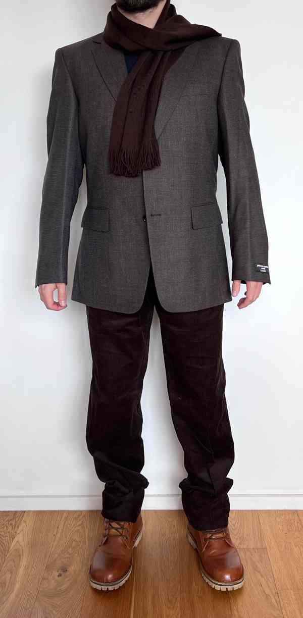Pánský oblek Pierre Cardin vel. 50 (L) - foto 2
