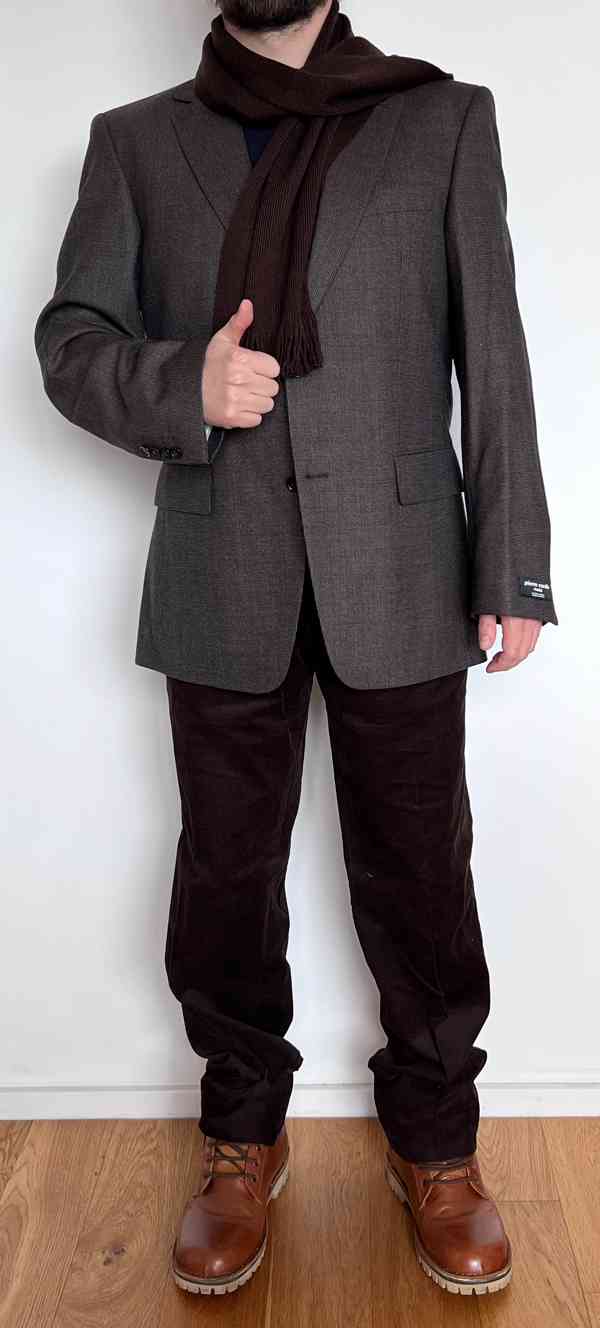 Pánský oblek Pierre Cardin vel. 50 (L) - foto 1