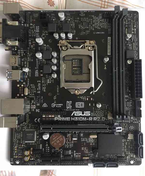 Prodam procesor G5420 s deskou Asus H310m-R a 4gb ram - foto 4