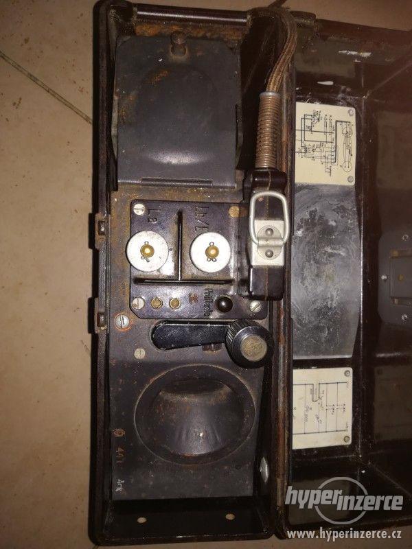 Německý polní telefon rok 1944 - foto 1