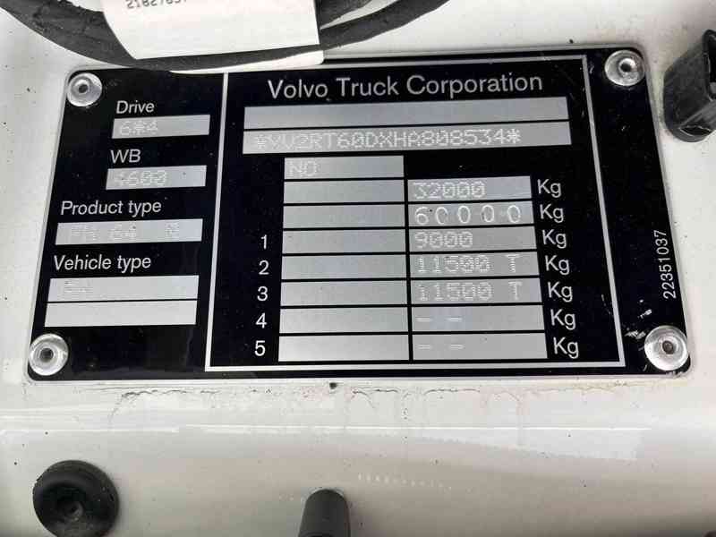 Hákový nosič kontejnerů Volvo 5800 FH 540 - foto 27