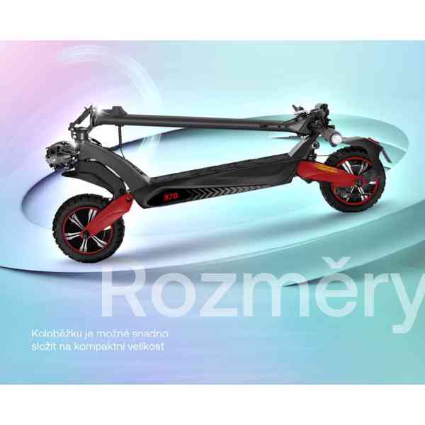 Prodám elektrokoloběžku Sencor X70  - foto 3