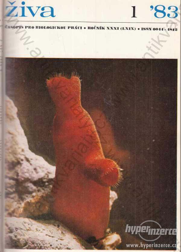 Živa časopis pro biologickou práci rok 1983 - foto 1