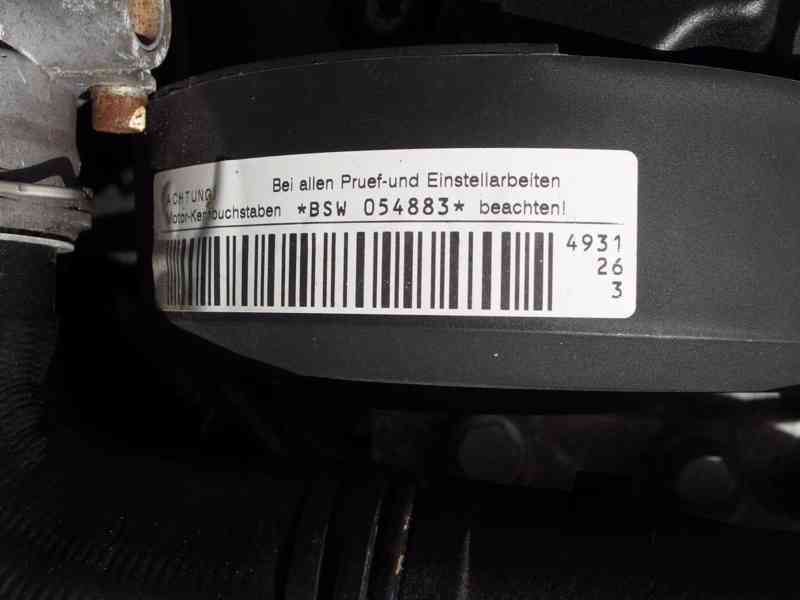 Motor Škoda Fabia II 1.9 TDi/77 kW, kód motoru BSW - foto 4