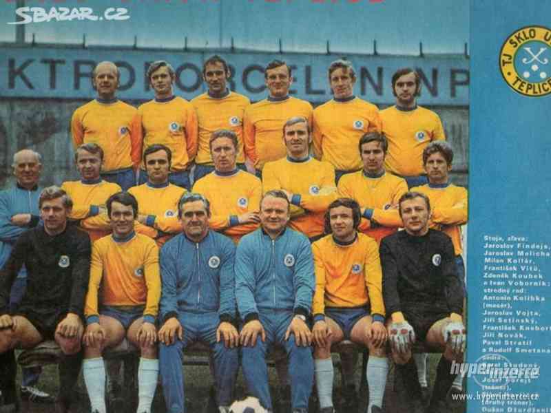 Sklo Union Teplice - 1971 - fotbal - foto 1