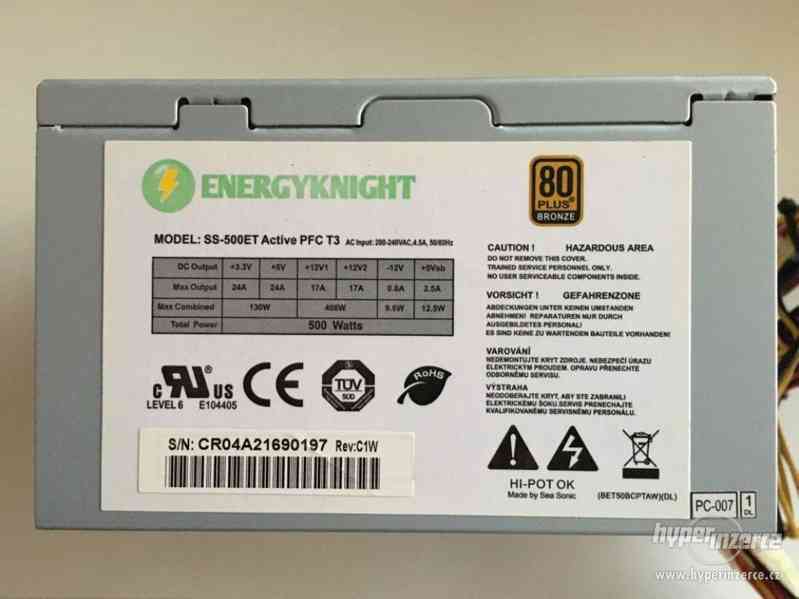 Seasonic Energy Knight 500W 86% účinnost 2x12V 408W - foto 1