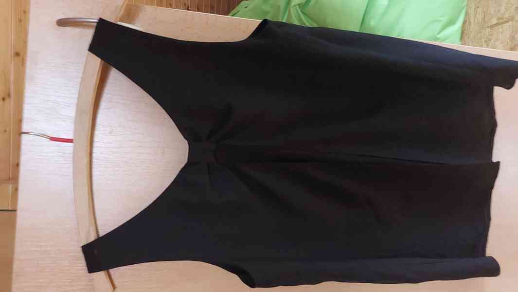 Černá halenka s mašlí  - foto 3