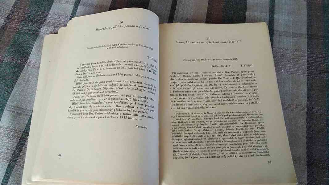 Dokumenty o protilidové a protinárodní politice T.G.Masaryka - foto 5