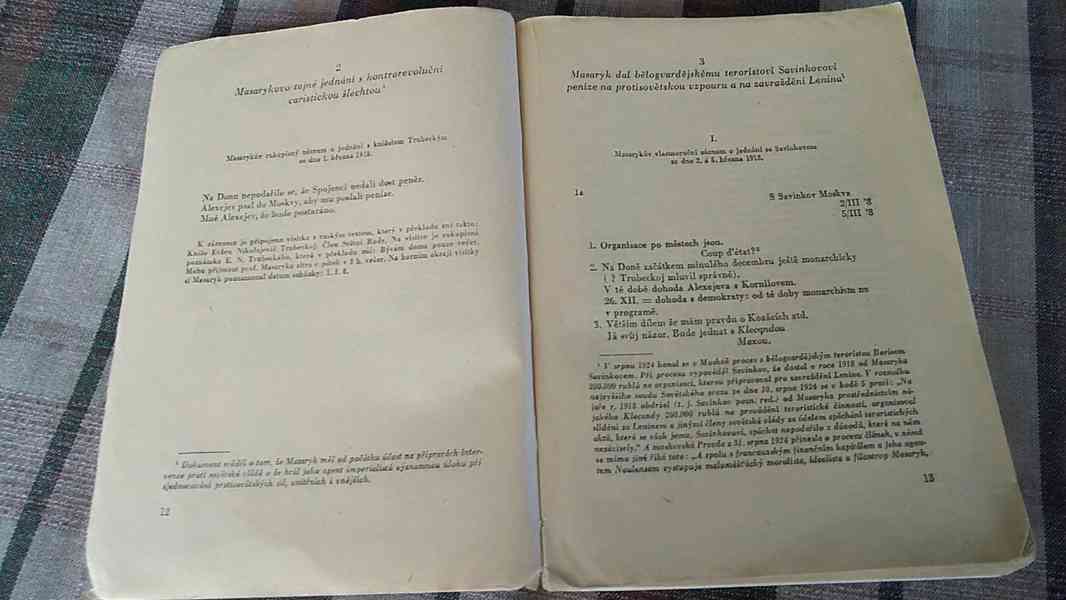 Dokumenty o protilidové a protinárodní politice T.G.Masaryka - foto 4