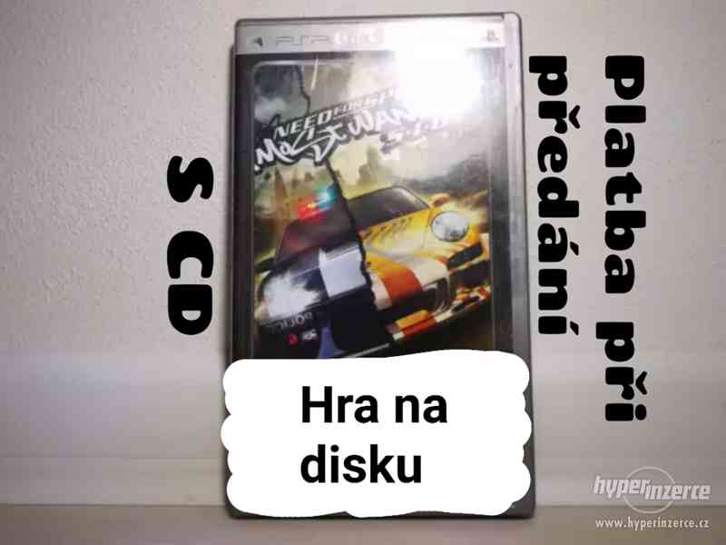 ● HRY ZA STOVKU!!! ● NEED FOR SPEED MOST WANTED 5-1-0 ● PSP - foto 1