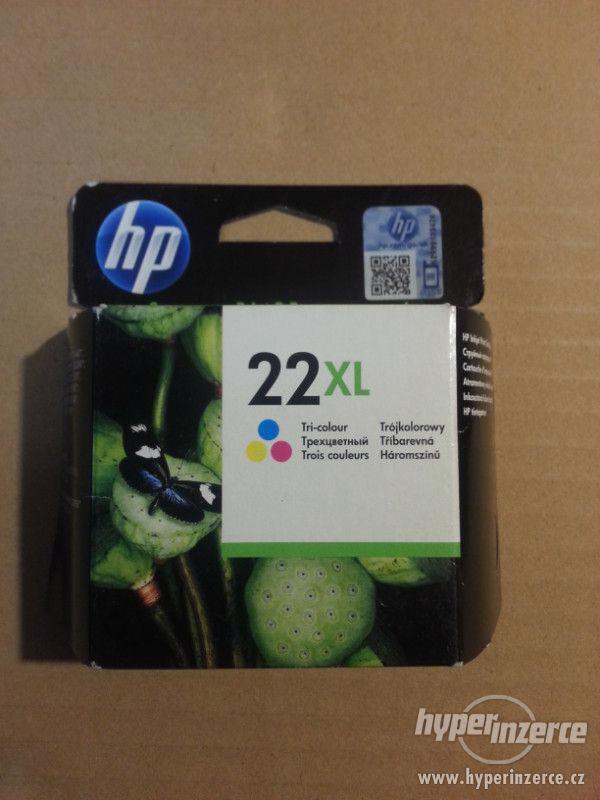 HP 22XL - nová original cartridge - foto 1