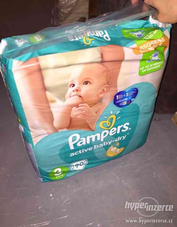 Pampers Active Baby-Dry Dětské Plenky Velikost 3 (4-9kg) - foto 2