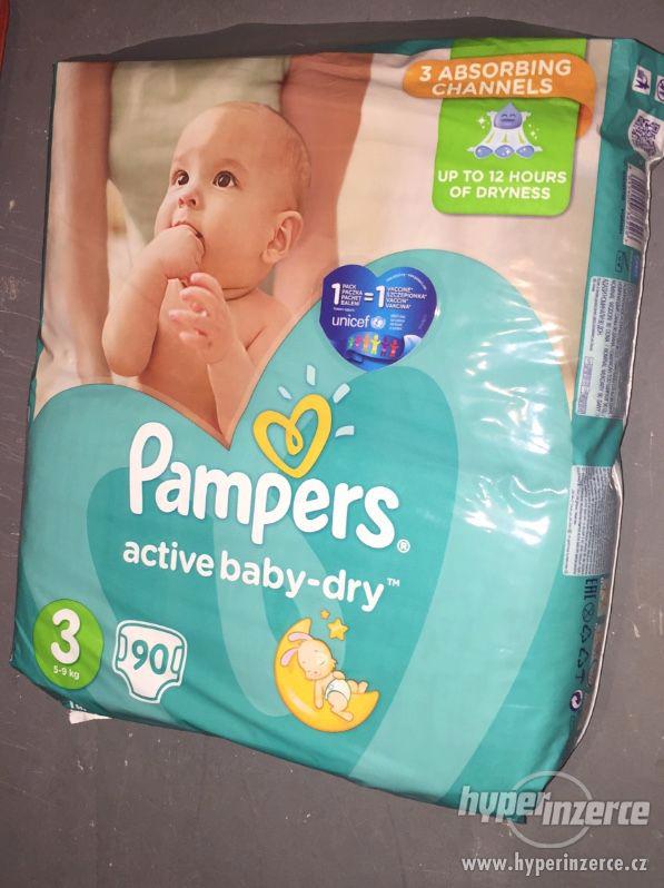 Pampers Active Baby-Dry Dětské Plenky Velikost 3 (4-9kg) - foto 3