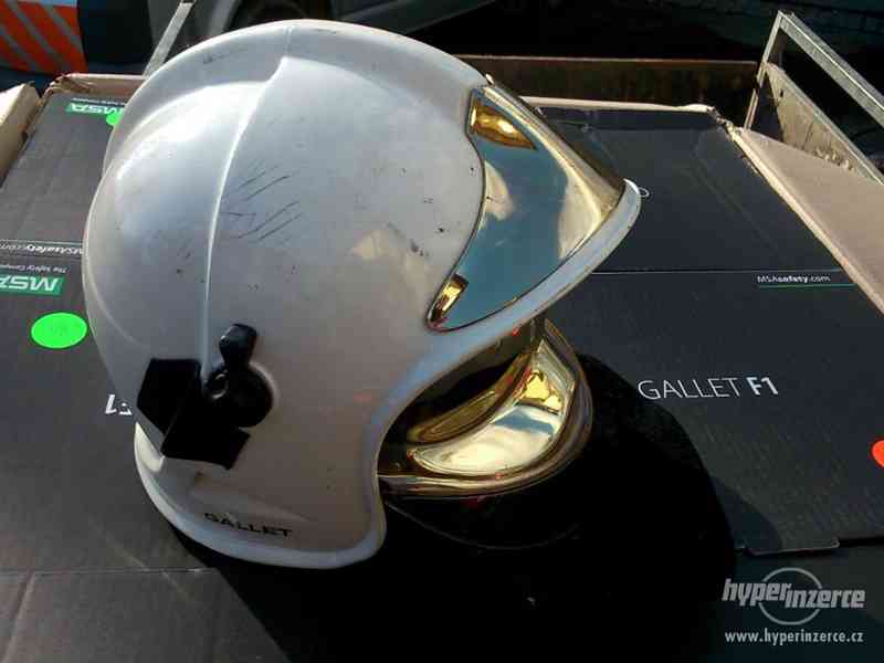 Prodáme hasičské helmy Gallet MSA - foto 8