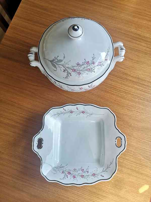 Porcelánová sada nádobí - starožitné - foto 4