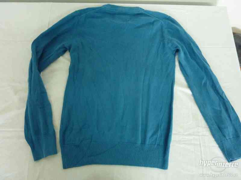 Prodám moc hezký pánský svetr. H&M. Vel.S. Modrý - foto 3