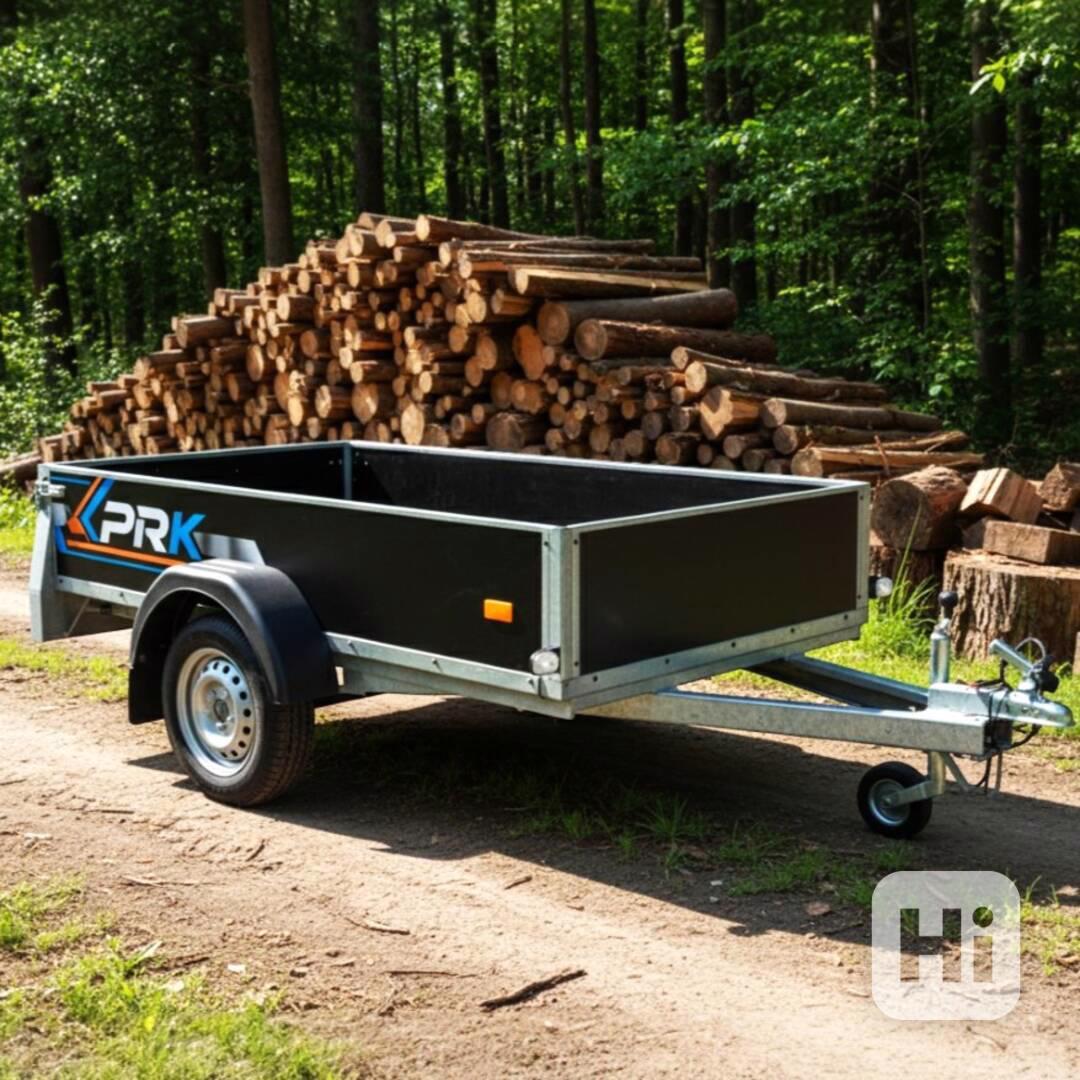 Přívěsný vozík 2,41m x 1,26m, profi model-svařovaný rám, DPH - foto 1