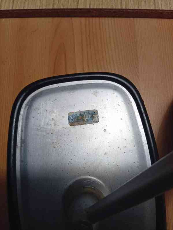 ZPĚTNÉ ZRCÁTKO - originál - ŠKODA auto - veterán - nepoužité - foto 6