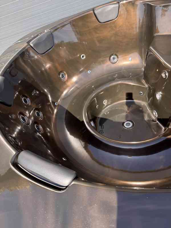 Koupací sud Marble 2 čtverec, hnědá varianta - foto 3