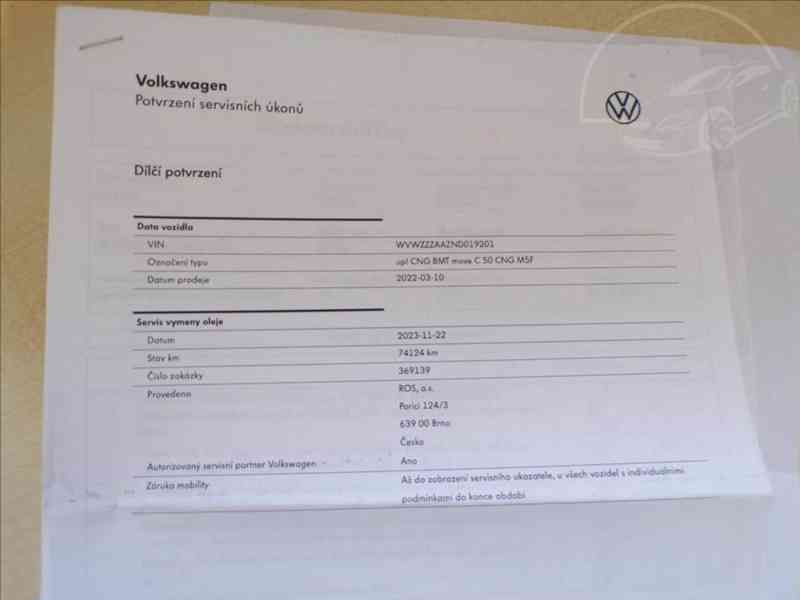 Volkswagen Up ! 1,0 CNG-DPH - foto 15