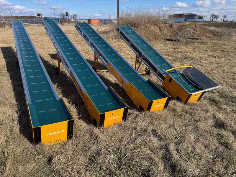 Pásové dopravníky - lehká hliníková konstrukce, 230V - foto 8