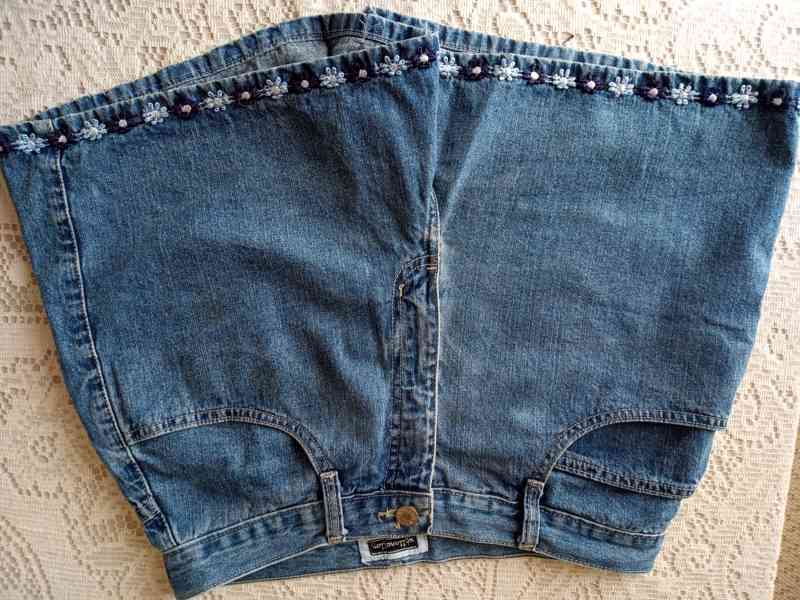 Dámské džínové šortky, - foto 1