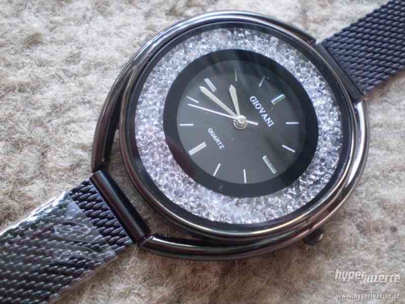 Moderní karbonové hodinky GIOVANI DIAMONTS - foto 1
