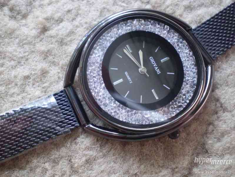 Moderní karbonové hodinky GIOVANI DIAMONTS - foto 2