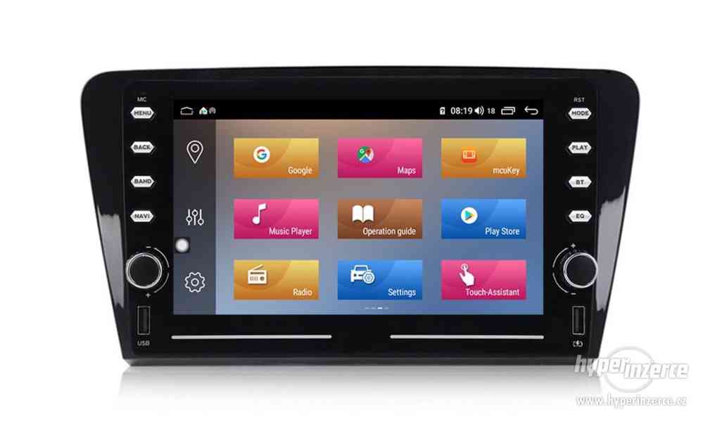 Škoda Octavia 3 Autorádio Android s GPS navigací a WiFi - foto 4