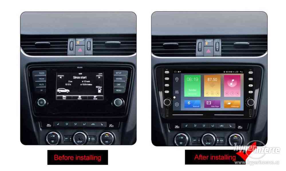 Škoda Octavia 3 Autorádio Android s GPS navigací a WiFi - foto 5