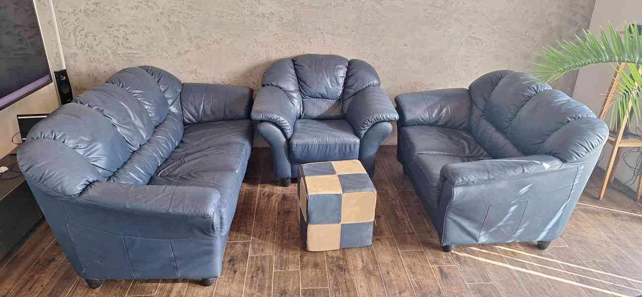 Kožená sedačka 3+2+1 - foto 2