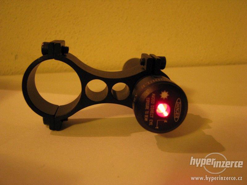 Profi červený laser na optiku s tubusem 25mm - foto 2