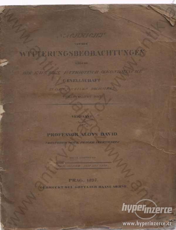 Nachricht von den Witterungsbeobachtungen 1825 - foto 1