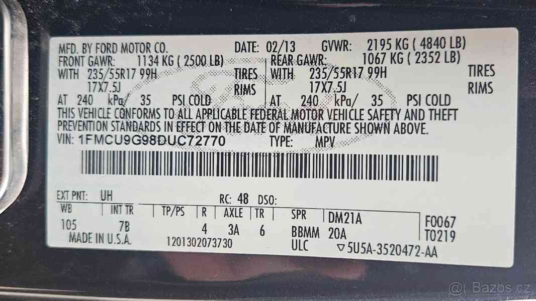 Ford Kuga 2,0   EB 179kW 4x4 automat 2013 - foto 6