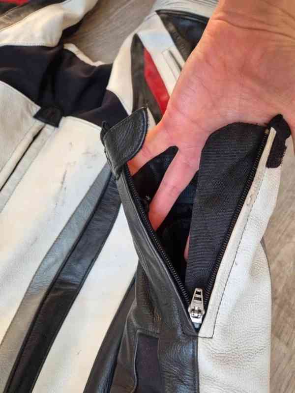 Kožená 1 - dílná kombinéza Vanucci - foto 7