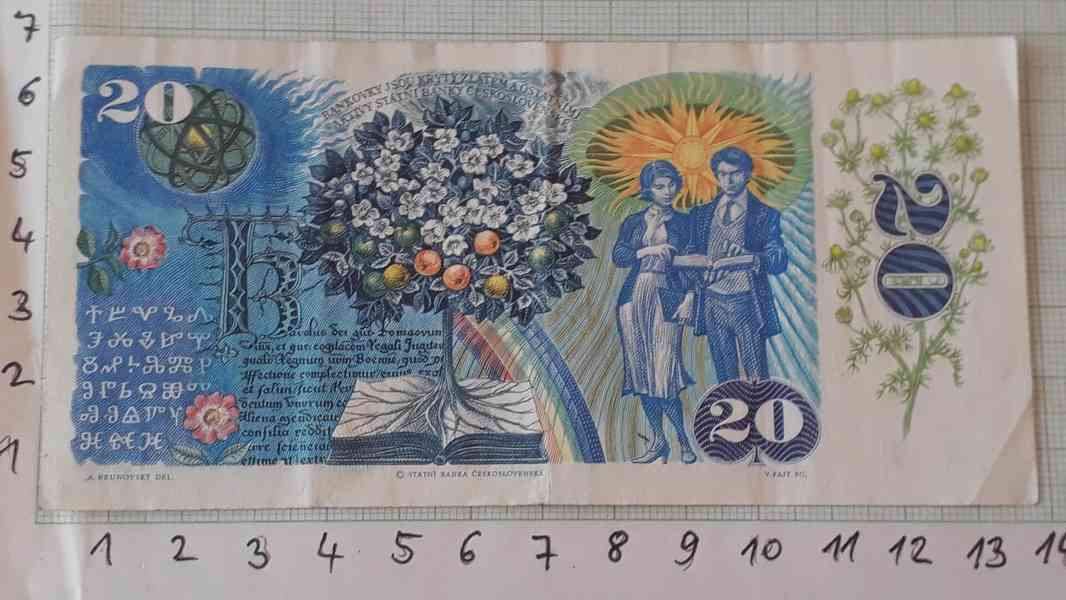  20 Kčs 1988 série H51 115940  - foto 2