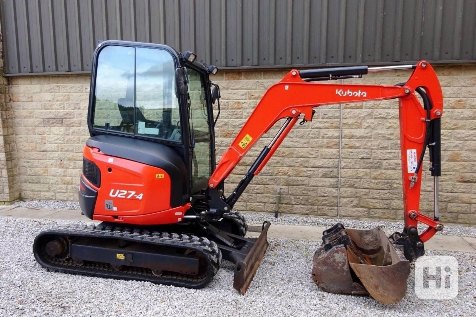 Kubota U27-4 Mini rýpadla - foto 1