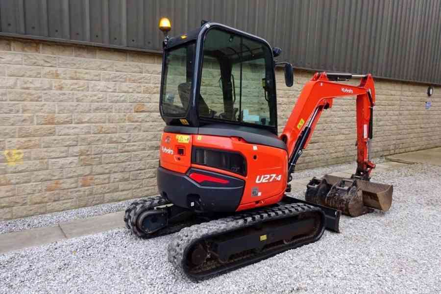 Kubota U27-4 Mini rýpadla - foto 2