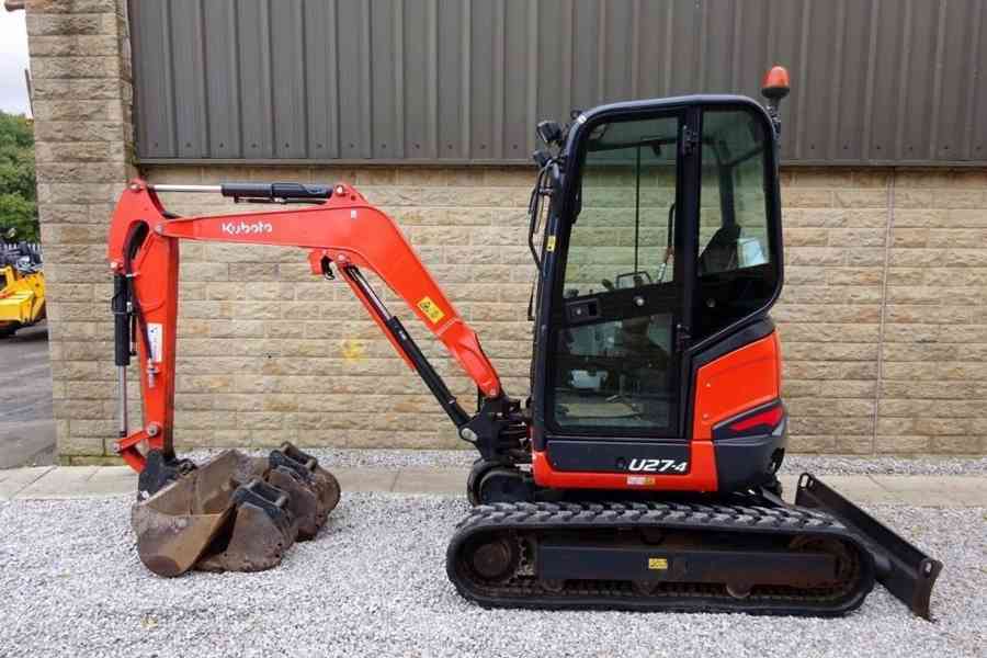 Kubota U27-4 Mini rýpadla - foto 5