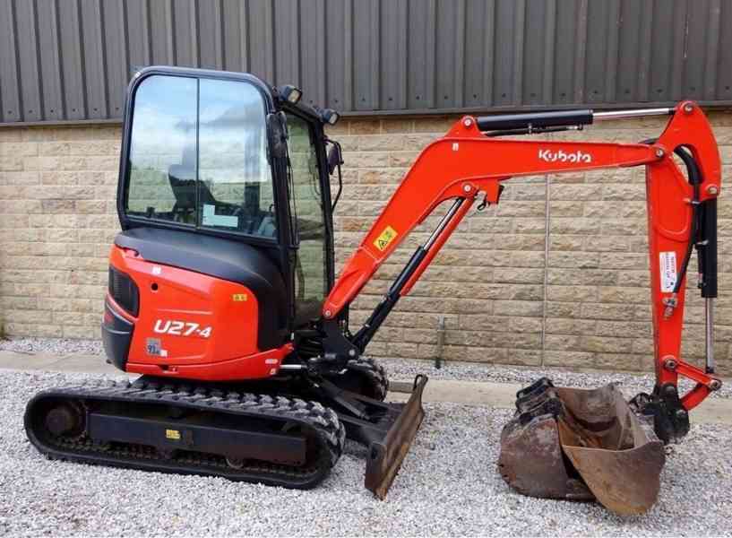 Kubota U27-4 Mini rýpadla - foto 12