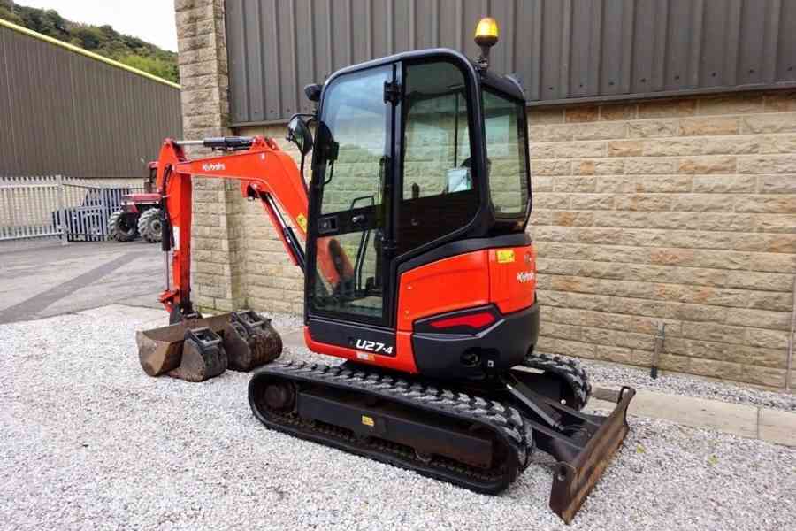 Kubota U27-4 Mini rýpadla - foto 4