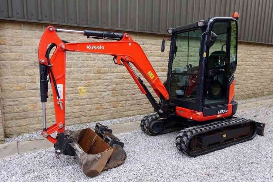 Kubota U27-4 Mini rýpadla - foto 6