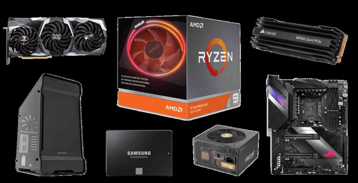 AMD 9 3900X Gaming PC RGB RTX 2080+32GB+2TB NVME SSD+WiFi Co