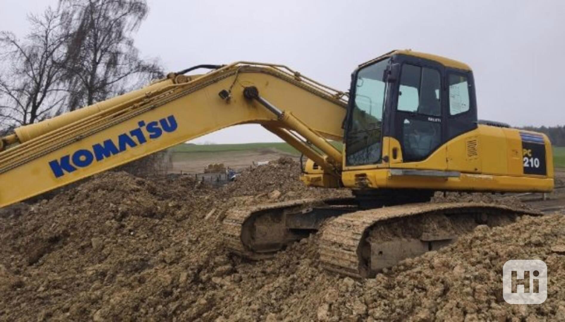 22t bagr i svahovka Komatsu 210 - foto 1