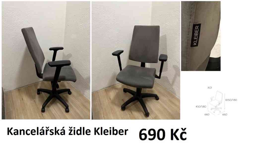 prodám kancelářské židle větší množství  - foto 8